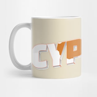 Cyprus Vintage style retro souvenir Mug